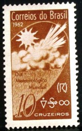 Selo postal do Brasil de 1962 Dia do Meteorológico - C 469 N