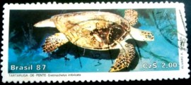 Selo postal COMEMORATIVO do Brasil de 1987 - C 1549 U