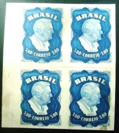 Quadra de selos postais aéreos do Brasil de 1949 - A 73 N