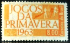 Selo postal Comemorativo do Brasil de 1963 - C 500 M