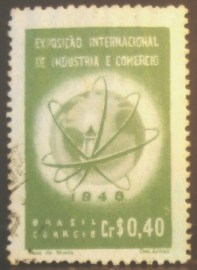 Selo postal do Brasil de 1948 Exposição de Quitandinha - C 237 U