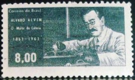 Selo postal do Brasil de 1963 Álvaro Alvim - C 504 N