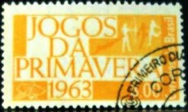 Selo postal do Brasil de 1963 Jogos da Primavera 63 - C 500 N1