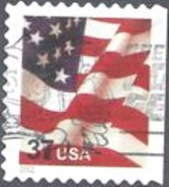 Selo postal dos Estados Unidos de 2002 Flag 37