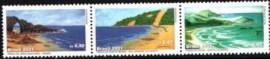 Série de selos postais do Brasil de 2001 Praias Brasileiras