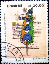 Selo postal COMEMORATIVO do Brasil de 1988 - C 1583 U