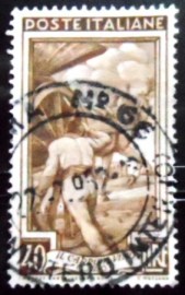 Selo postal da Itália de 1950 Carter