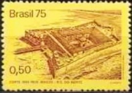 Selo postal Comemorativo do Brasil de 1975 - C 877 M