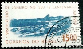 Selo postal do Brasil de 1964 Flamengo