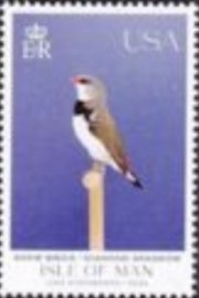 Selo postal da Ilha de Man de 2021 Diamond Sparrow
