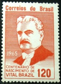 Selo postal do Brasil de 1965 Vital Brazil  - C 524 N