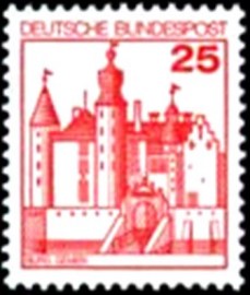 Selo postal da Alemanha de 1979 Gemen Castle