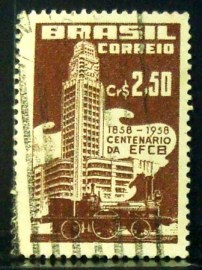 Selo postal de 1958 Central do Brasil - C 403 U