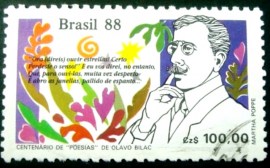 Selo postal COMEMORATIVO do Brasil de 1988 - C 1602 U