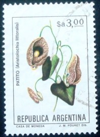 Selo postal da Argentina de 1983 Patito