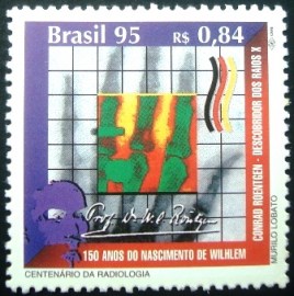 Selo postal COMEMORATIVO do Brasil de 1995 - C 1967 M