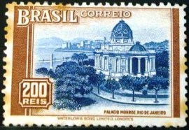 Selo postal comemorativo do Brasil de 1937 - C 119 N