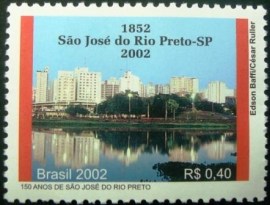 Selo postal COMEMORATIVO do Brasil de 2002 - C 2447 M