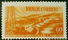 Selo postal comemorativo do Brasil de 1955 - C 356