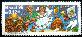 Selo postal COMEMORATIVO do Brasil de 1995 - C 1945 U