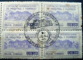 Quadra de selos postais aéreos de 1948 - A 66 NCC