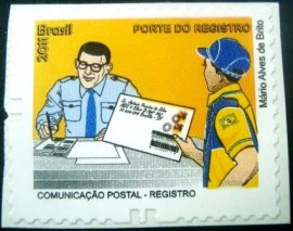 Selo postal Regular emitido no Brasil em 2011 - 857 M