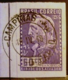 Selo postal do Brasil de 1949 Padre Manoel da Nóbrega
