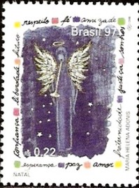 Selo postal COMEMORATIVO do Brasil de 1997 C 2050 M