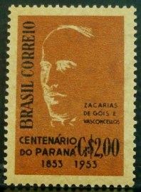 Selo posttal Comemorativo do Brasil de 1954 - C 325A N