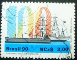 Selo postal COMEMORATIVO do Brasil de 1991 - C 1670 U