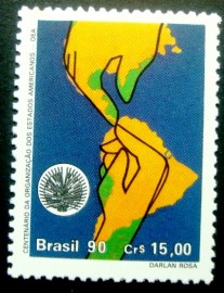Selo postal COMEMORATIVO do Brasil de 1991 - C 1715 N