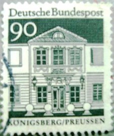 Selo postal da Alemanha de 1966 Zschokke women's seminary