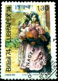 Selo postal Comemorativo do Brasil de 1974 - C 869 NCC