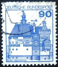 Selo postal da Alemanha de 1979 Stronghold Vischering