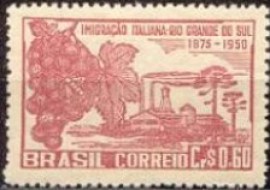 Selo postal comemorativo do Brasil de 1950 - C 251