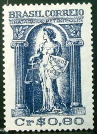 Selo posttal Comemorativo do Brasil de 1953 - C 320 N