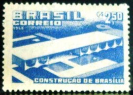 Selo postal Comemorativo do Brasil de 1958 - C 418 N