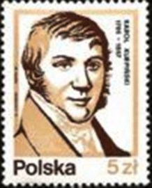 Selo postal Polônia 1983 Karol Kurpinski