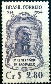 Selo postal Comemorativo do Brasil de 1954 - C 330 U