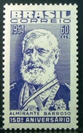 Selo postal Comemorativo do Brasil de 1954 - C 349