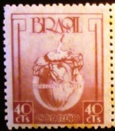 Selo postal do Brasil de 1948 Campanha Contra Câncer