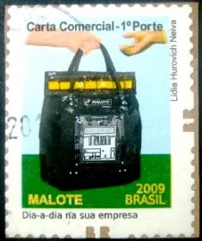 Selo postal Regular emitido no Brasil em 2011 - 853 U