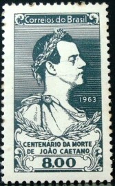 Selo postal do Brasil de 1963 João Cachoeira