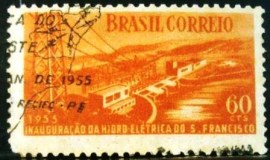 Selo postal comemorativo do Brasil de 1955 - C 356 NCC