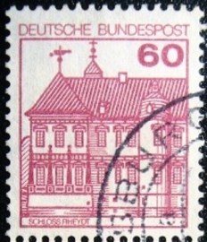 Selo postal da Alemanha de 1979 Rheydt Castle