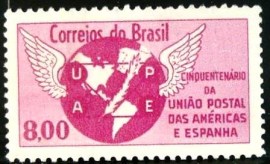Selo postal do Brasil de 1962 Cinquentenário UPAE