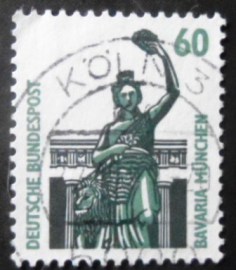 Selo postal da Alemanha de 1997 Bavaria