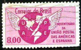 Selo postal do Brasil de 1962 Cinquentenário da UPAE
