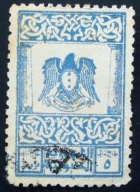 Selo fiscal da Síria de 1949 Hawk of Qureish