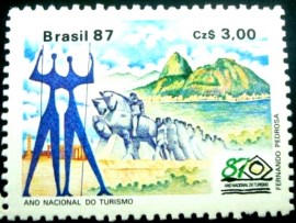 Selo postal COMEMORATIVO do Brasil de 1986 - C 1556 N